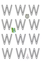 Vorschau - Arbeitsblätter - W und w schreiben und nachfahren - Seite 2