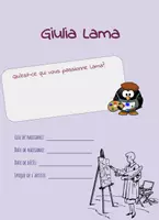 Aperçu - Feuilles d'exercices - Giulia Lama - Feuille de Travail - Page de couverture