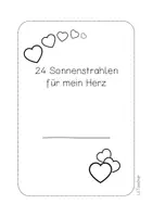 Vorschau - Arbeitsblätter - Sozialer Adventskalender mit Herz - Seite 1