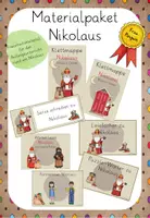 Vorschau - Arbeitsblätter - Freiarbeitspaket zu Nikolaus im Anfangsunterricht - Deckblatt