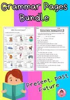 Vista previa - Hojas de trabajo - ESL Grammar Worksheets / Pack Actividades - Portada