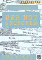 Vorschau - Arbeitsblätter - Geldanlage: Der Notgroschen - interaktiv - Deckblatt
