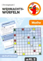 Vorschau - Spiele - Weihnachtswürfeln - ein Strategiespiel (ab Klasse 2) - Deckblatt