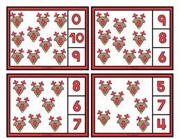 Vista previa - Tarjetas / Manipulativos - COUNT AND CLIP CARDS SANTA CLAUS - página 3