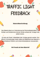 Vorschau - Poster - Feedback-Ampel (Englisch) - Seite 1