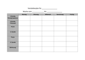Vorschau - Anderer Materialtyp - Verstärkerplan für positives Verhalten - Deckblatt