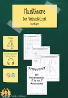 Vorschau - Arbeitsblätter - Grundlagen der Musiktheorie - der Violinschlüssel für Grundschulen - Deckblatt