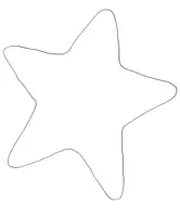 Vorschau - Mal- und Bastelvorlagen - Weihnachten - Bastelvorlage Stern - Seite 1