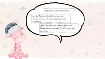 Vorschau - Präsentationen/Tafelbilder - INTERAKTIVER ADVENTSKALENDER // WEIHNACHTEN // KLASSE 3 // MATHEMATIK // ZAHLENRAUMERWEITERUNG 1000 - Deckblatt