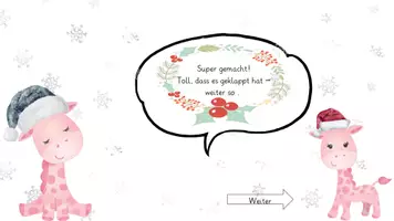 Vorschau - Präsentationen/Tafelbilder - INTERAKTIVER ADVENTSKALENDER // WEIHNACHTEN // KLASSE 3 // MATHEMATIK // ZAHLENRAUMERWEITERUNG 1000 - Seite 3