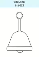 Vorschau - Arbeitsblätter - Lese-Mal-Aufgabe: Glocke - Seite 1
