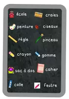 Aperçu - Cartes / Images - Atelier individuel de manipulation rentrée - ardoise mots images - Page de couverture