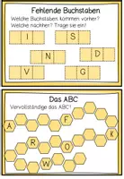 Vorschau - Stationenlernen - Wörterbuch & ABC Übungskarteikarten - Seite 2