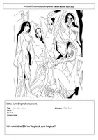 Vorschau - Arbeitsblätter - AB Wahlfarben Picasso - Deckblatt