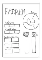 Vorschau - Arbeitsblätter - AB Farbkreis - Deckblatt