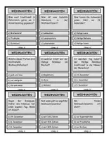 Vorschau - Aufgabenkarten - QUIZ zum Sachunterricht - Weihnachten / Advent / Brauchtum - Deckblatt
