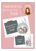 Vorschau - Aufgabenkarten - Nachdenkkärtchen rund um das Thema Glück - Deckblatt