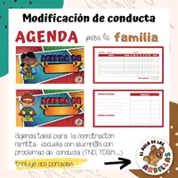 Vista previa - Hojas de trabajo - AGENDA CONDUCTA - Portada