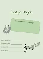 Aperçu - Feuilles d'exercices - Joseph Haydn - Feuille de travail - Page de couverture