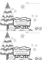 Vorschau - Arbeitsblätter - Winterliches Freiarbeitsheft für den Anfangsunterricht / Klasse 1 - Seite 2