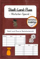 Vorschau - Spiele - Stadt-Land-Fluss "Wortarten-Special" - Deckblatt