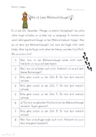 Vorschau - Arbeitsblätter - Lesespur / Lesespurgeschichte - Weihnachten (zweifach differenziert) - Seite 2