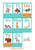 Aperçu - Apprentissages en autonomie - Abécédaire des animaux imagier - Page 3