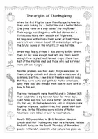 Vista previa - Unidades / Secuencias / Situaciones de Aprendizaje - THANKSGIVING English / Inglés worksheets - página 3