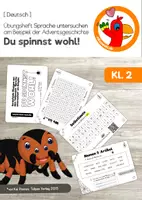 Vorschau - Stationenlernen - Übungsheft "Sprache untersuchen" (ab Klasse 2) - Deckblatt