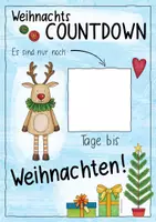 Vorschau - Mal- und Bastelvorlagen - Weihnachten / Weihnachtsferien - Post-It Countdown - Seite 2