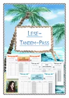 Vorschau - Arbeitsblätter - Unser Lese-Tandem-Pass (ein Lese-Pass zum Trainieren der Leseflüssigkeit) - Deckblatt