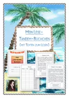 Vorschau - Stundenentwürfe - Lese-Tandem-PAKET (wachsendes MATERIALPAKET, da die Texte im Lese-Tandem-Büchchen erweitert werden) - Deckblatt