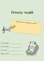 Aperçu - Feuilles d'exercices - Antonio Vivaldi - Feuille de travail - Page de couverture
