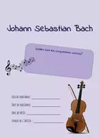 Aperçu - Feuilles d'exercices - Johann Sebastian Bach - Feuille de travail - Page de couverture