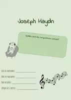 Aperçu - Feuilles d'exercices - Joseph Haydn - Feuille de travail - Page de couverture