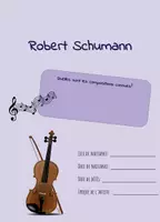 Aperçu - Feuilles d'exercices - Robert Schumann - Feuille de travail - Page de couverture