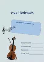 Aperçu - Feuilles d'exercices - Paul Hindemith - Feuille de travail - Page de couverture