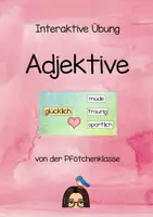 Vorschau - Spiele - Interaktive Übung der Adjektive für digitale Tafel + Tablet - Deckblatt