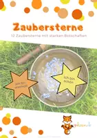 Vorschau - Spiele - Weihnachtliche Zaubersterne - Achtsamkeit mit positiven Affirmationen - Deckblatt