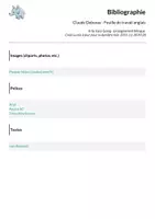 Aperçu - Feuilles d'exercices - Claude Debussy - Feuille de travail anglais - Page 1
