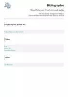 Aperçu - Feuilles d'exercices - Robert Schumann - Feuille de travail anglais - Page 1
