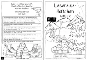 Vorschau - Arbeitsblätter - Lesereise-Heftchen Winter Nr. 10 - Seite 3
