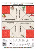 Vorschau - Mal- und Bastelvorlagen - Navidad (Weihnachten) comecocos Spiel Spanisch - Seite 2
