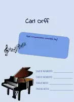 Aperçu - Feuilles d'exercices - Carl Orff - Feuille de travail - Page de couverture