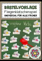 Vorschau - Mal- und Bastelvorlagen - FLIEGENKLATSCHENSPIEL - Bastelvorlage (Editierbar und universal für alle Fächer geeignet) - Deckblatt