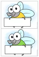 Vorschau - Mal- und Bastelvorlagen - FLIEGENKLATSCHENSPIEL - Bastelvorlage (Editierbar und universal für alle Fächer geeignet) - Seite 3