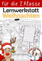 Vorschau - Stundenentwürfe - Lernwerkstatt - Weihnachten - Stationsarbeit für die 2. Klasse ( Deutsch, Mathe, Kunst) - Deckblatt