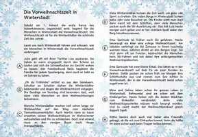 Vorschau - Arbeitsblätter - Weihnachtliche Lesepurgeschichte - Seite 2