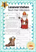Vorschau - Arbeitsblätter - Leseverstehen üben: Der Nikolaus - Seite 1