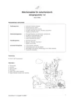 Vorschau - Stundenentwürfe - Märchenspiele für zwischendurch - Deckblatt